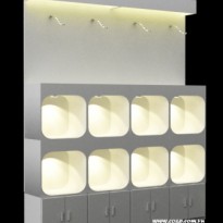 CPKTE - 116 - Tủ Trưng Bày Quần Áo Sát Tường - 42 Hàng Buồm