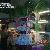 CPKTE - 117 - Tủ Trưng Bày Quần Áo Sát Tường  -106 Hàng Buồm