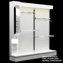 CPKTE - 113 - Tủ Trưng Bày Quần Áo Sát Tường - 61 Cửa Nam