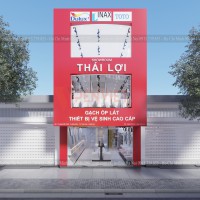 Thiết Kế Showroom Thiết Bị Vệ Sinh Thái Lợi - Chị Hiền - Nghệ An