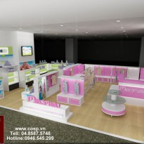 Thiết Kế Gian Hàng Thời Trang Trẻ Em Misamisu - Royal City