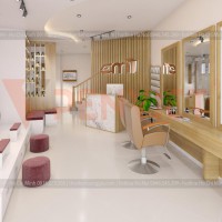 Thiết Kế Cửa Hàng Nail - Spa Emi - Chị Hường - Hà Nội