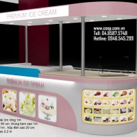 Thiết Kế Quầy Kem Tại Parkson