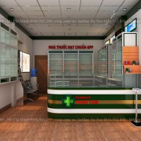 Thiết kế nhà thuốc anh Tùng - Đăk Lăk