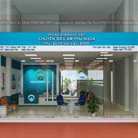 Thiết kế phòng khám siêu âm phụ khoa Đức Việt