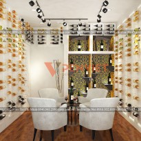 Thiết kế showroom rượu Happy Life - Tân Cảng