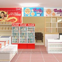 Thiết kế siêu thị tự chọn Hoa Dân