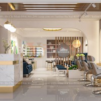 Thiết kế tiệm nail salon tóc Libra – Hai Bà Trưng