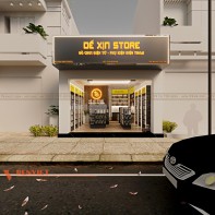Thiết kế shop phụ kiện điện thoại Dế Xịn Store