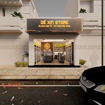 Thiết kế shop phụ kiện điện thoại Dế Xịn Store