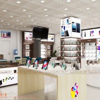 Thiết kế shop điện thoại Táo Mỹ Trung Kiên