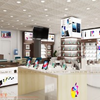 Thiết kế shop điện thoại Táo Mỹ Trung Kiên