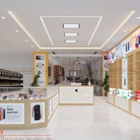 Thiết kế shop điện thoại Tất Thành