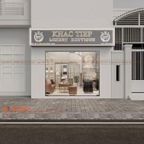 Thiết kế cửa hàng đồng hồ, điện thoại Khắc Tiệp Luxury