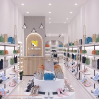 Thiết kế shop giày dép túi xách Linh Store