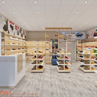 Thiết kế shop giày dép Saigon Shoes