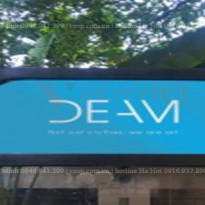 Thi công chữ thương hiệu Deam