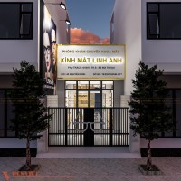 Thiết kế shop cửa hàng kính mắt Linh Anh