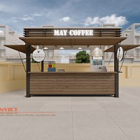 Thiết kế Kiosk May Coffee