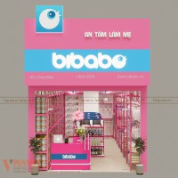Thiết kế shop mẹ bé BIBABO