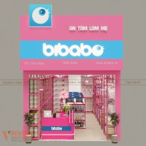 Thiết kế shop mẹ bé BIBABO