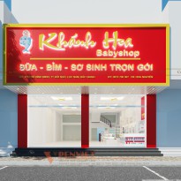 Thiết kế shop mẹ và bé Khánh Hoa