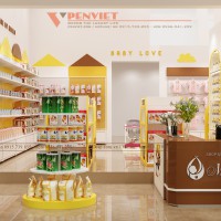 Dự án thiết kế shop mẹ và bé Minh Thu