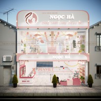 Thiết kế cửa hàng mẹ bé Ngọc Hà – Bắc Ninh