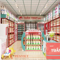 Dự án thiết kế shop mẹ và bé Tuấn Thúy
