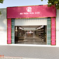 Thiết kế shop mỹ phẩm Diệu Linh ấn tượng