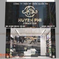 Thiết kế cửa hàng mỹ phẩm Huyền Phi Cosmetic 