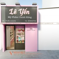Thiết kế shop mỹ phẩm Lê Yến – Cần Thơ