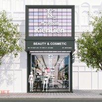 Thiết kế shop mỹ phẩm KienLien 88m2 tại Hà Nam