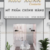 Thiết kế shop mỹ phẩm Như Xuân - Thái Bình