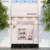 Thiết kế cửa hàng mỹ phẩm Quinshop