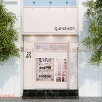 Thiết kế cửa hàng mỹ phẩm Quinshop