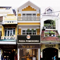 Thiết kế quán Pizza Pomodoro nổi bật