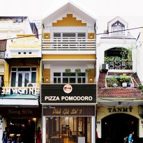 Thiết kế quán Pizza Pomodoro nổi bật