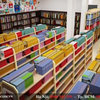 Thiết kế nhà sách, văn phòng phẩm Kim Đồng