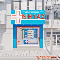 Thiết kế phòng khám nhà thuốc ung bướu kết hợp nhà ở NH142