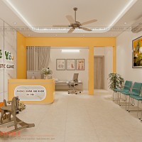 Thiết kế phòng khám nhi Bé Yêu