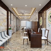 Thiết kế phòng khám đông y thầy Cao Anh