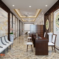 Thiết kế phòng khám đông y thầy Cao Anh