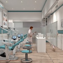 Thiết kế thi công, cải tạo phần thô phòng khám nha khoa quốc tế Minh Khôi