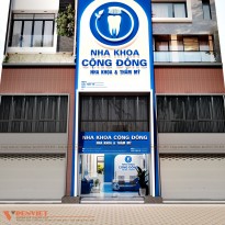 Thiết kế phòng khám nha khoa thẩm mỹ Cộng Đồng 300m2