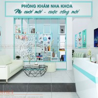 Thiết kế nội thất phòng khám nha khoa Thiện Minh – Cầu Giấy