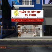 Thiết kế phòng khám thẩm mỹ mắt bác sĩ Chiến