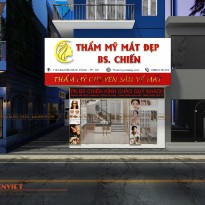Thiết kế phòng khám thẩm mỹ mắt bác sĩ Chiến