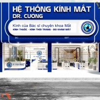 Thiết kế phòng khám mắt và showroom kính mắt Dr. Cường