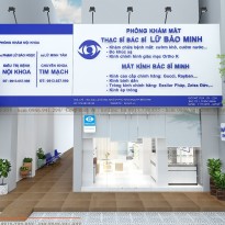 Thiết kế phòng khám mắt bác sĩ Lữ Bảo Minh
